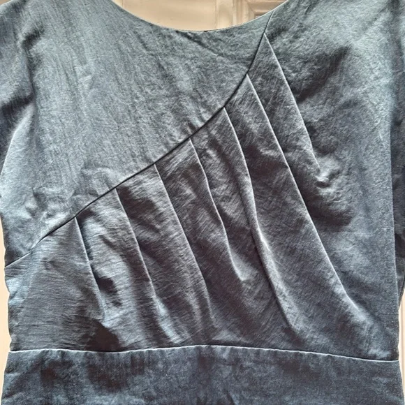 Elegant navy backless mini dress - Picture 4 of 7